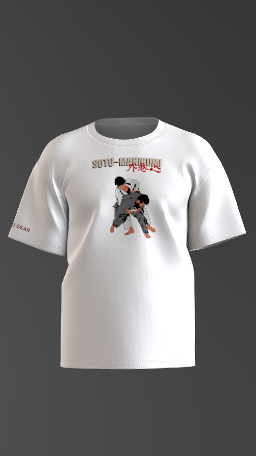 Soto-makikomi: Gokyo Series Premium Judo T-Shirt