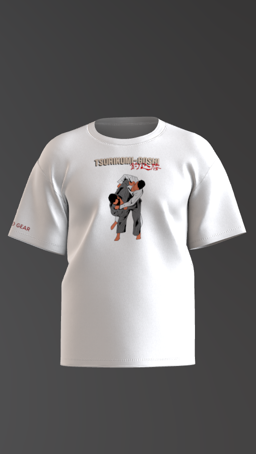 Tsurikomi-goshi: Gokyo Series Premium Judo T-Shirt