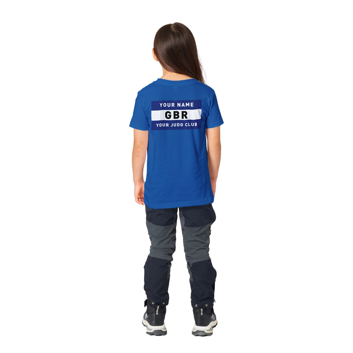 Personalised Judo Gi Back Patch Premium Kids T-shirt