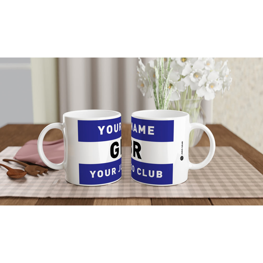 Personalised Judo Gi Back Patch 11oz Ceramic Mug