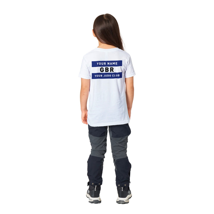 Personalised Judo Gi Back Patch Premium Kids T-shirt