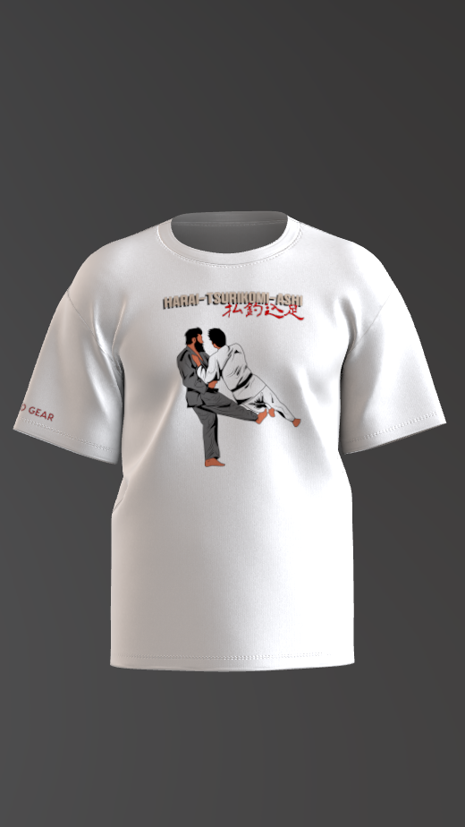 Harai-tsurikomi-ashi: Gokyo Series Premium Judo T-Shirt