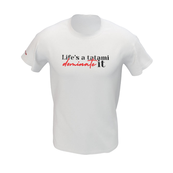 "Life's a tatami, dominate it" Premium Unisex T-shirt