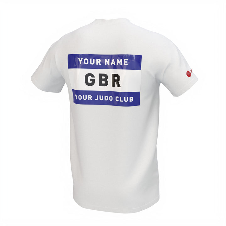 Personalised Judo Gi Back Patch Premium Unisex T-shirt