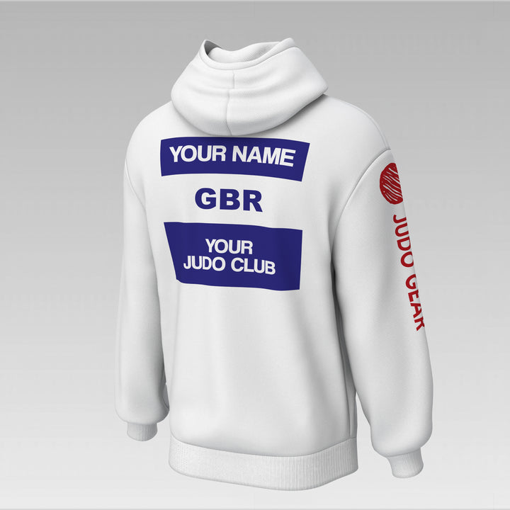 IJF style judo back patch premium hoodie